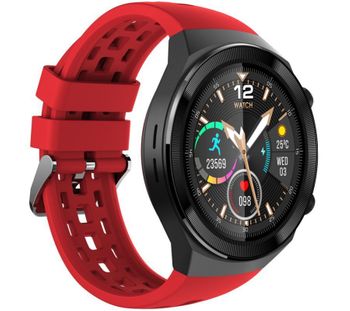 Smartwatch męski na czerwonym pasku Rubicon RNCE68 (2).jpg